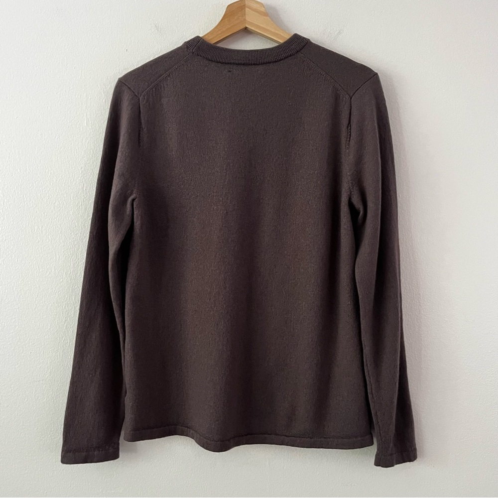 Artefact Merino Wool Crew Neck Sweater in Dark Purple size‎ medium - Picture 5 of 9